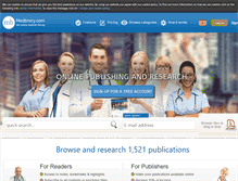 Tablet Screenshot of medbrary.com